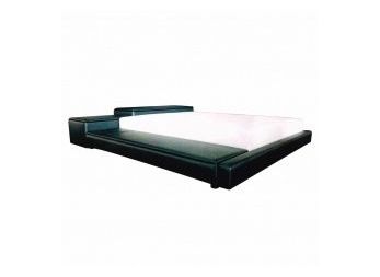 Barse Faux Leather Bed