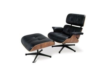 Black Colour Eames Lounge Chair