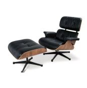 Black Colour Eames Lounge Chair