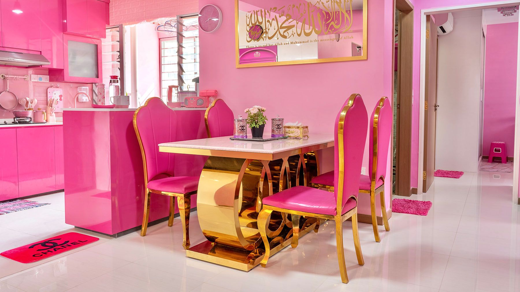 Home Diaries: A Tour into an All Pink Interior